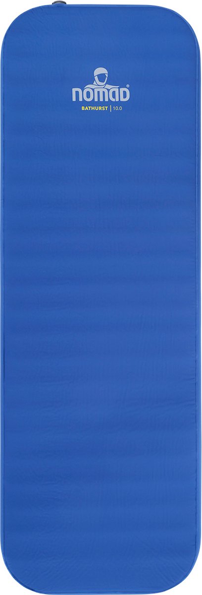 Nomad® Bathurst 10.0 Isomatte selbstaufblasend | 198x68 | 10 cm Dicke | blau | leicht | Komfortcamping | inkl. Abdeckung