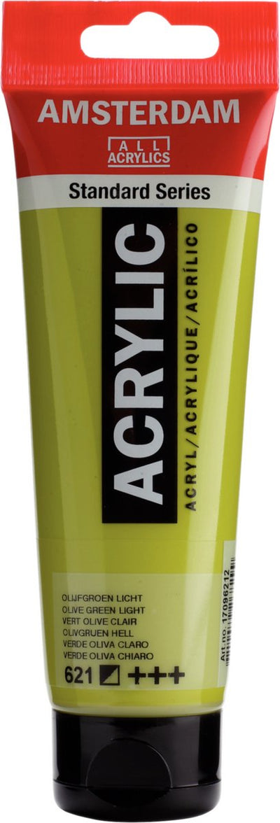 Acrylfarbe der Amsterdam Standard-Serie, Tube 120 ml, Olivgrün hell 621