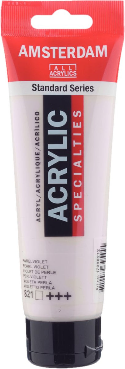 Acrylfarbe der Amsterdam Standard-Serie, Tube 120 ml, Perlviolett 821
