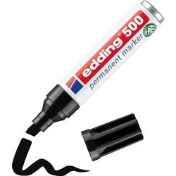 Permanentmarker edding 500 ultra 2-7mm schwarz diagonal, schnelltrocknend, wasserbeständig