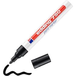 Edding 750 Lackmarker schwarz | 10 Stk