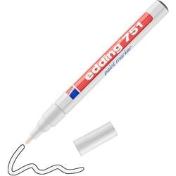 Edding 751 Lackmarker weiß (dünn) | 10 Stk