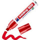 Permanentmarker edding 800 ultra 4-12mm rot diagonal, schnelltrocknend, wasserbeständig