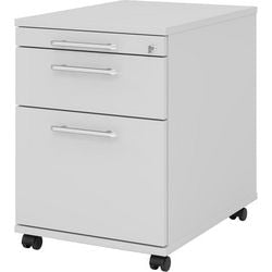 Bach mobiler Schubladenschrank mit Hängeregistraturschublade 42,8 x 56 x 59 cm hellgrau