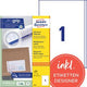 Multifunktionsetiketten Avery Quickpeel White