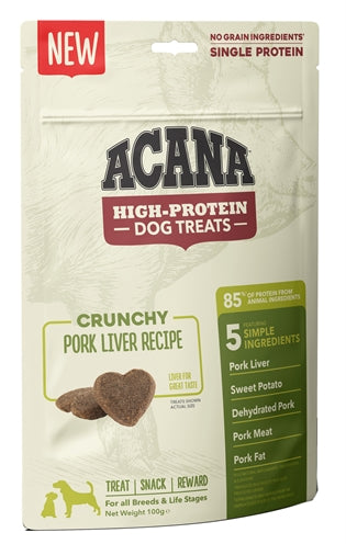 Acana High Protein Dog behandeln Schweinefleisch