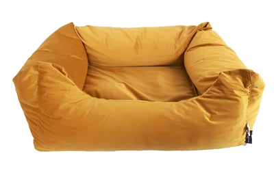 Madison Friends Hundekorb Velvet Gelb