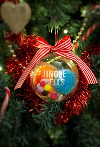 Cupid Comet Jingle Bells Weihnachtsball mit Spielzeugkatze