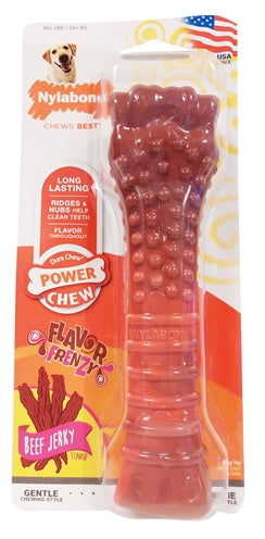 Nylabone-texturiertes Dura-Kau-Beef Jerkey für harte Beißer