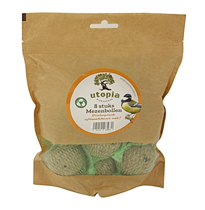 Utopia mezenbollen im biologisch abbaubaren Netz