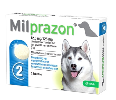Krka Milprazon Worming Tabletten Hund