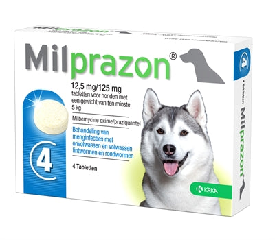 Krka Milprazon Worming Tabletten Hund