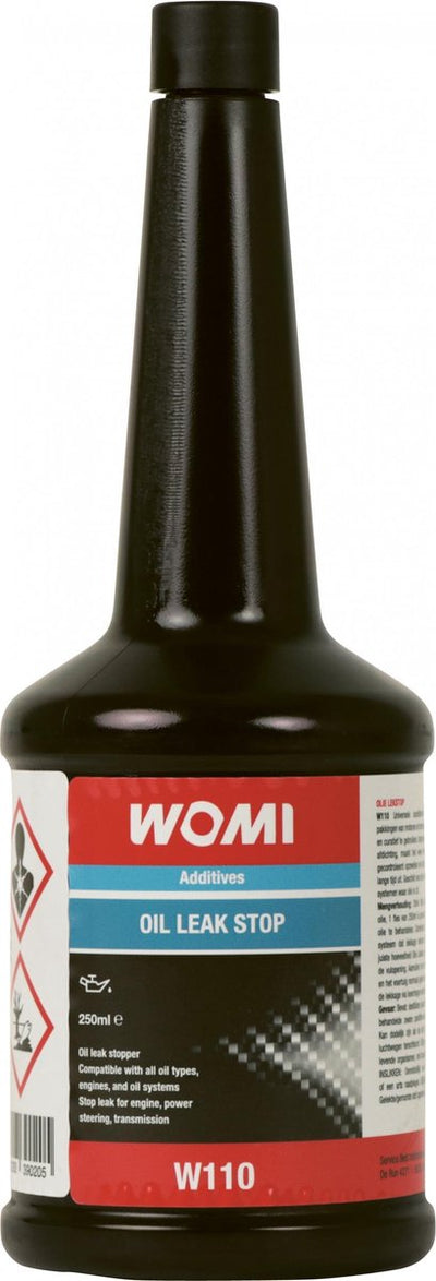 Womi Oil Leak Stop W110 – 250 ml – stoppt Öllecks – stellt Dichtungen wieder her – einfach hinzuzufügen