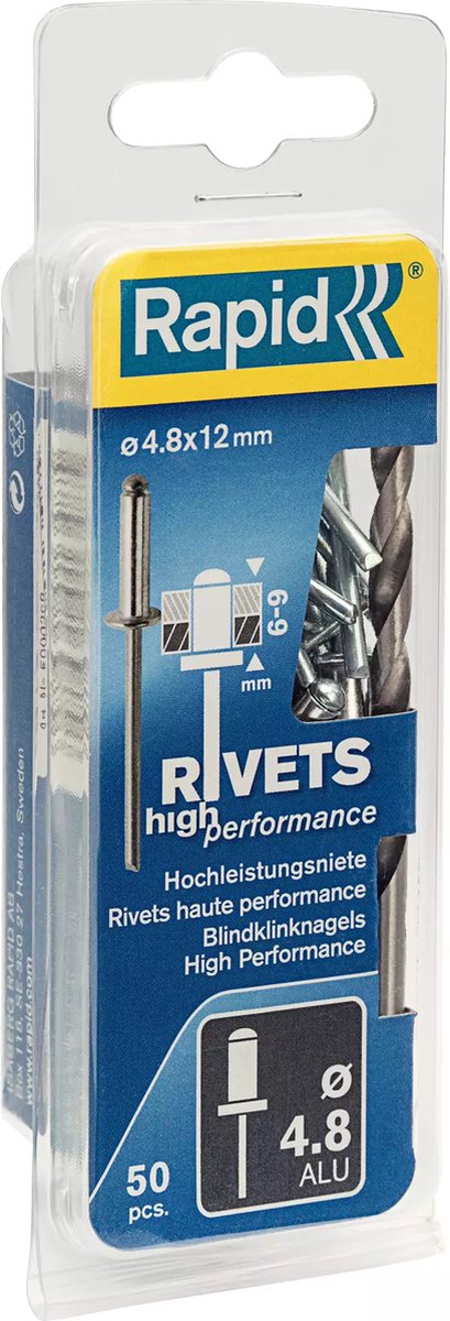 Rapid-Hochleistungsniet ø4,8 x 12 mm - 5000388