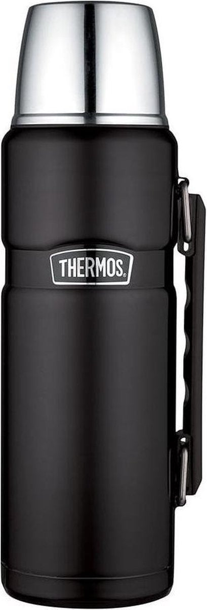 Thermos-Isolierflasche - 1,2 Liter - Schwarz