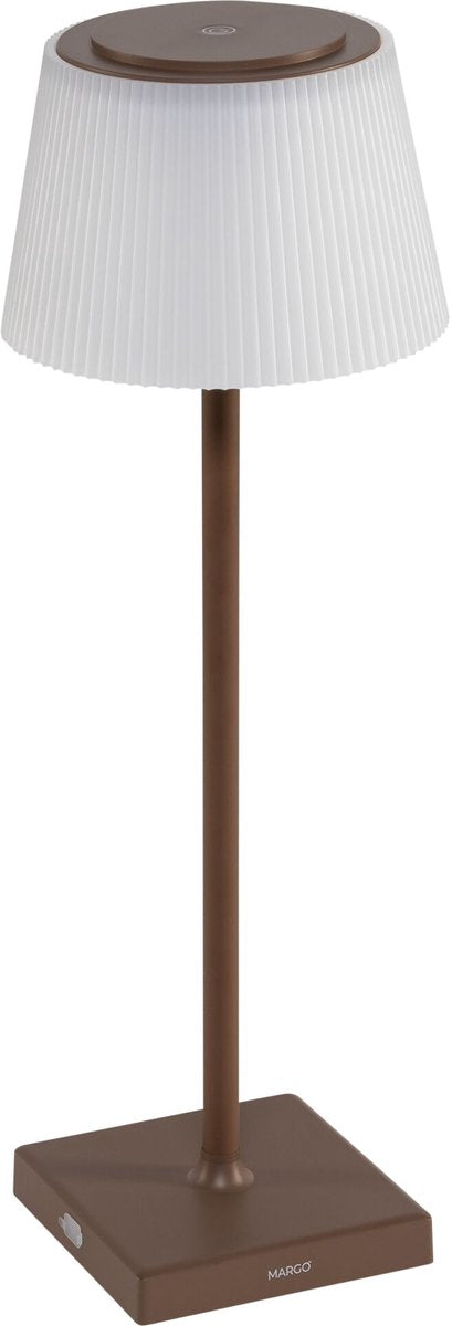 Century LED Tischleuchte Margo Corten 4W 3000K dimmbar IP54