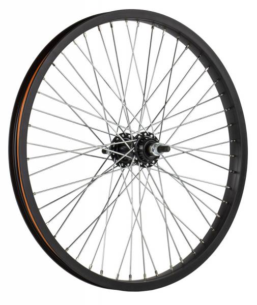 Hzb Hinterrad 20 Zoll Etro 406 BMX Freestyle 48 Spaaks 10mm Achse Schwarz
