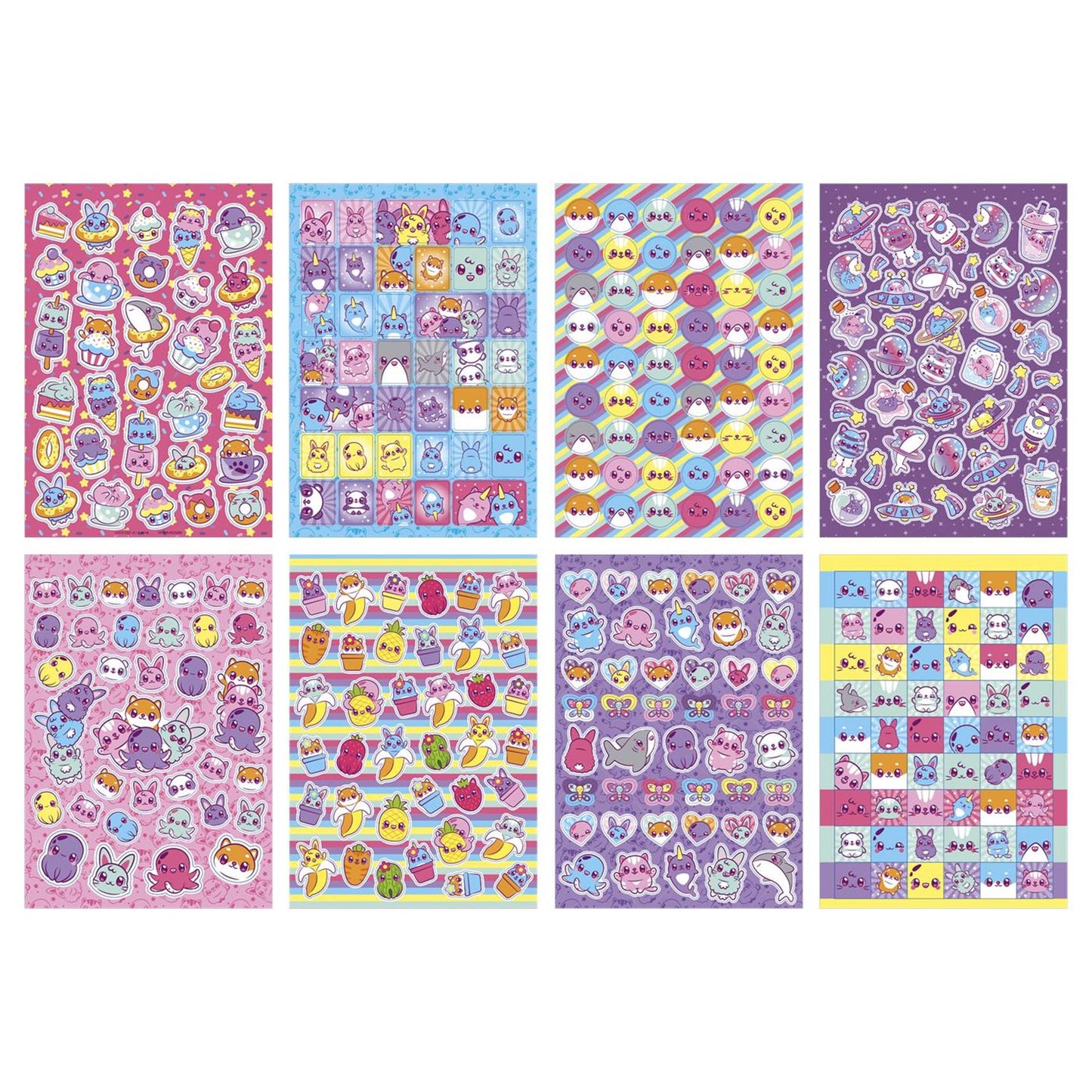 Mini-Mymy-Glitzer-Sticker-Blumenstrauß, A5
