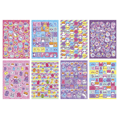 Mini-Mymy-Glitzer-Sticker-Blumenstrauß, A5
