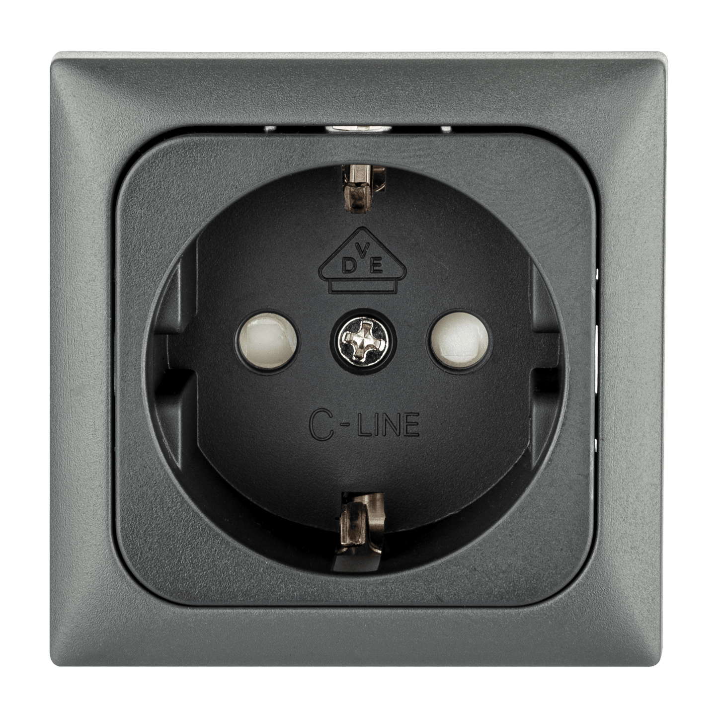 C-Line Wandsteckdose Wohnmobil und Caravan 230 Volt Anthrazit
