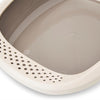 Savic Kattenbak Happy Planet Gizmo mit Rand Mocca warm warm grau