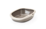 Savic Kattenbak Happy Planet Gizmo mit Rand Mocca warm warm grau - afbeelding 1