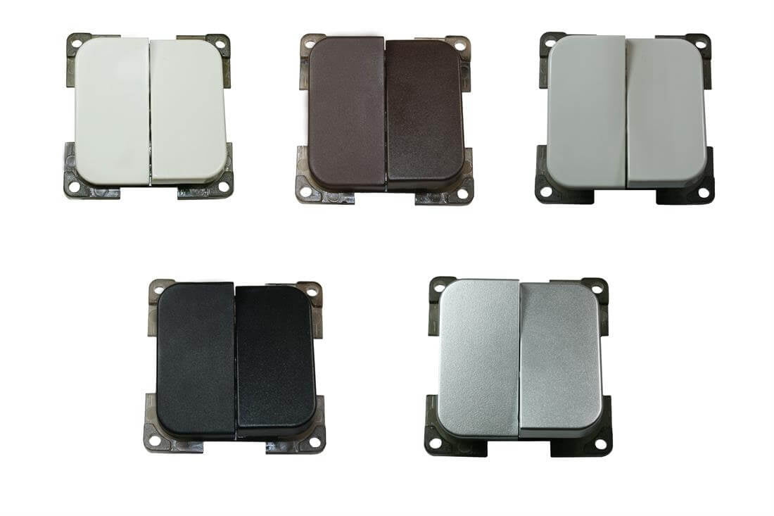 Schalter der C-Line-Serie grau