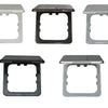 Opaler Klappdeckel silber