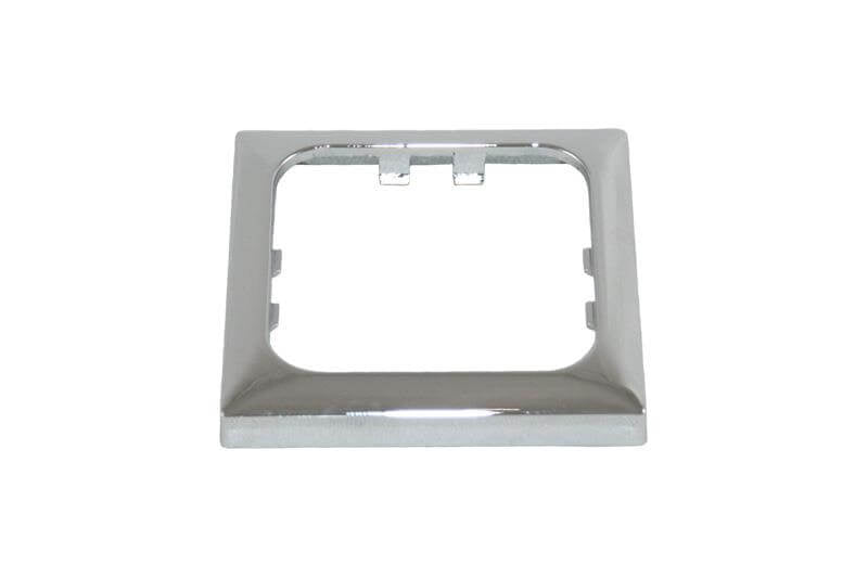 Opal-Abdeckrahmen 1-fach chrom - verpackt