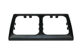 Opal-Abdeckrahmen 2-fach schwarz - afbeelding 1