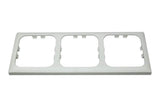 Opal-Abdeckrahmen 3-fach weiß - afbeelding 1