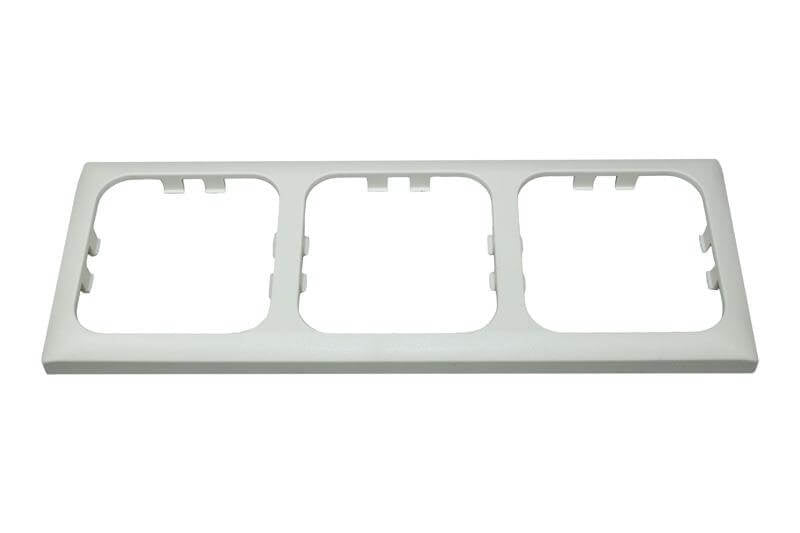 Opal-Abdeckrahmen 3-fach weiß - verpackt