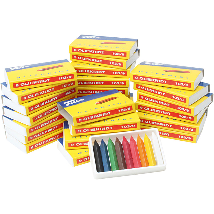 Filia Ölreihe, verschiedene Farben, 25x9 Stück 1 Box