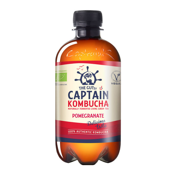 The Mutty Captain Kombucha Granatapfel Bio (12x 400ml) (Kugel)