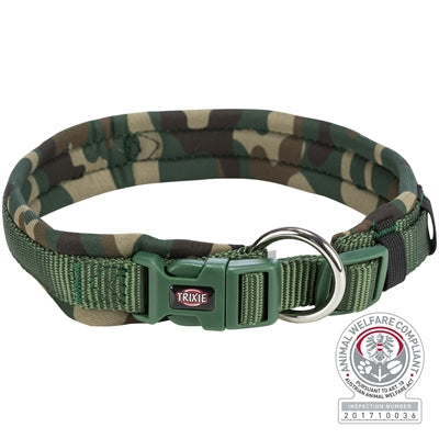 Trixie -Kragenhund Mimetico extra breit mit Neopren -Tarn