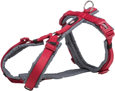 Trixie Hundegeschirr Premium Trekking rot grau