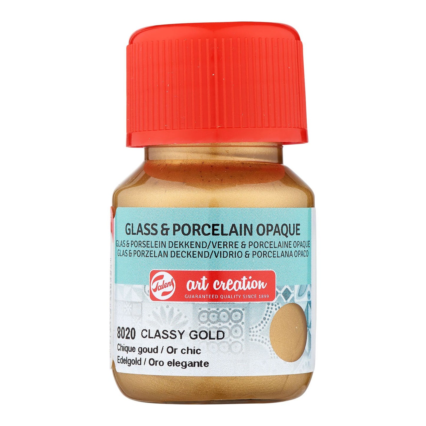 Talens Art Creation • Glasporzellan, undurchsichtig, 30 ml, schickes Gold