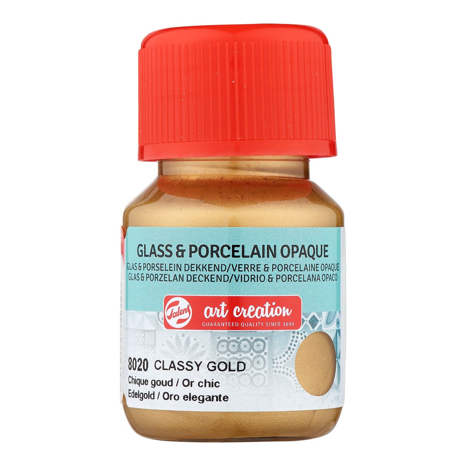 Talens Art Creation • Glasporzellan, undurchsichtig, 30 ml, schickes Gold