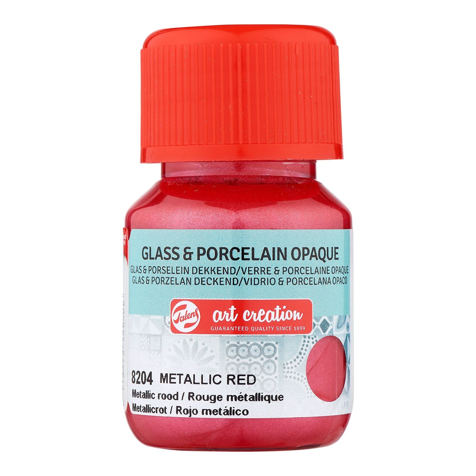 Talens Art Creation • Glasporzellan, undurchsichtig, 30 ml, Metallic-Rot