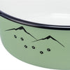 Trixie Food Bowl Trinkkasten Emaille Edelstahlgrün