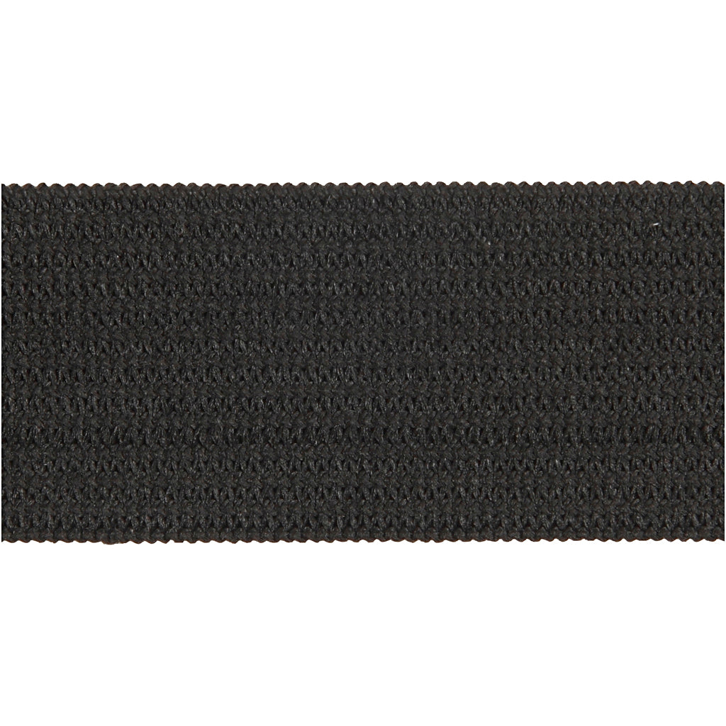 Elastische Dicke 20mm schwarz, 25m