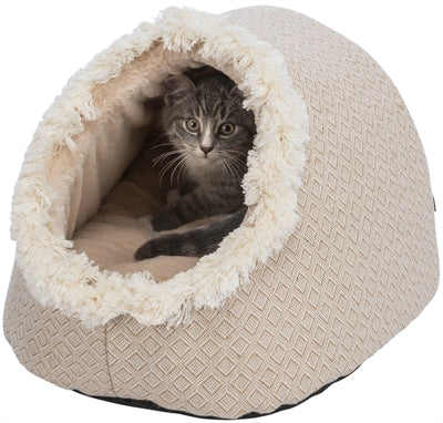 Trixie -Katzenkorb Iglo Boho Beige