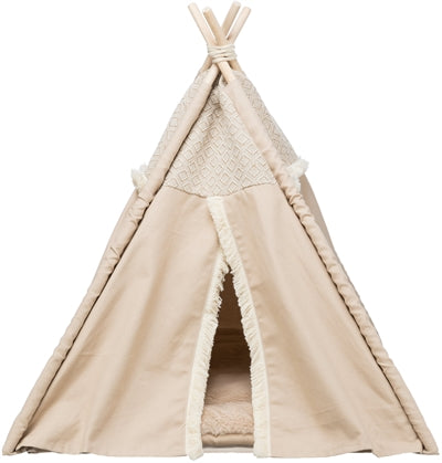 Trixie -Katzenkorb Tipi Boho Beige