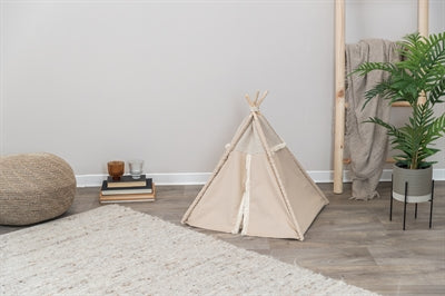 Trixie -Katzenkorb Tipi Boho Beige