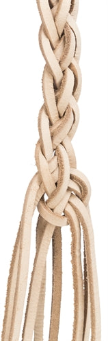 Trixie Toy Schnürsenkel Leder mit Holzperlen natürlich