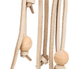 Trixie Toy Schnürsenkel Leder mit Holzperlen natürlich