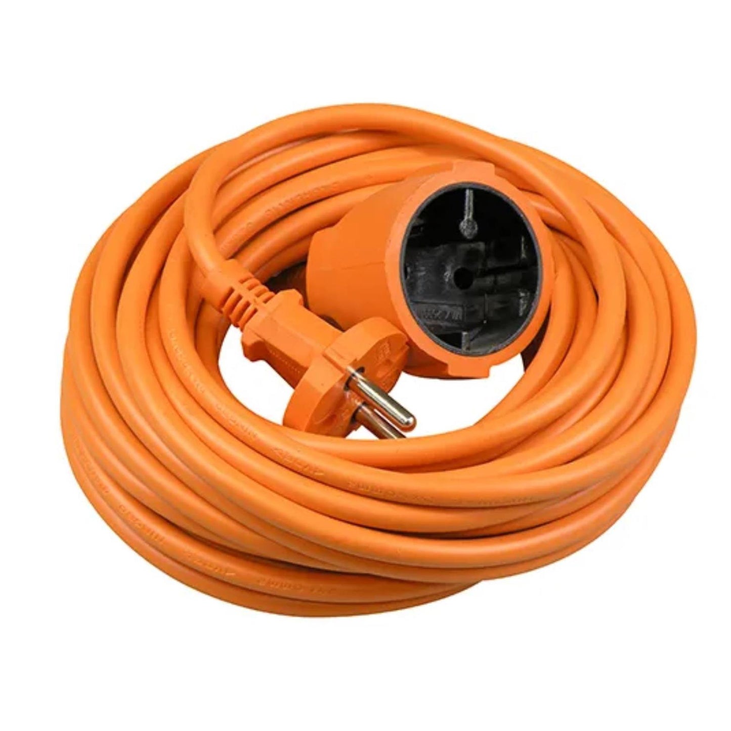 Verlängerungskabel 10 m ungeerdet orange