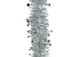 Decoris Lametta Girlande Stern L270cm Silber