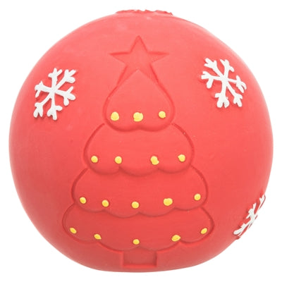 Trixie Weihnachtsbal Latex rot