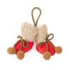 Cupid Comet Catnip Christmas Booties